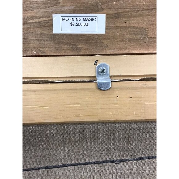 Morning Magic Painting With Beautiful Frame 18 x 24 *SIGNED* - Picture 8 of 9